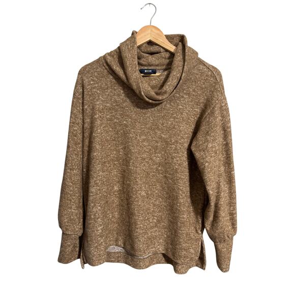 Maeve Anthropologie Brown Marled Sweatshirt Small - Picture 1 of 6